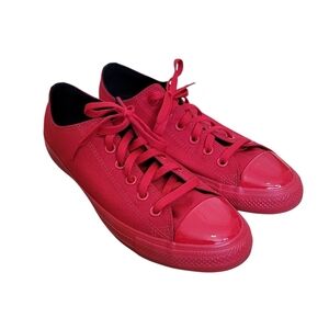Converse X O.P.I Collab Red Sneakers Vibrant Casual Style